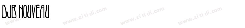 DJB Nouveau字体转换